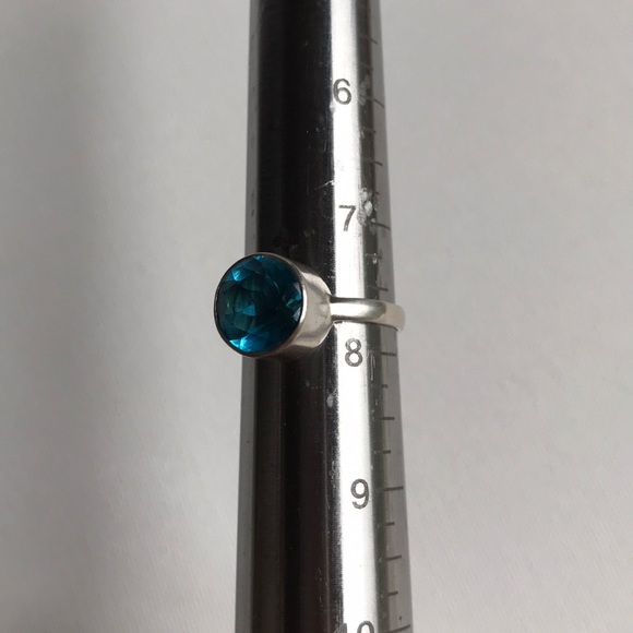 LAST ONE - NEW Blue Quartz & Sterling Silver Ring - Picture 5 of 6
